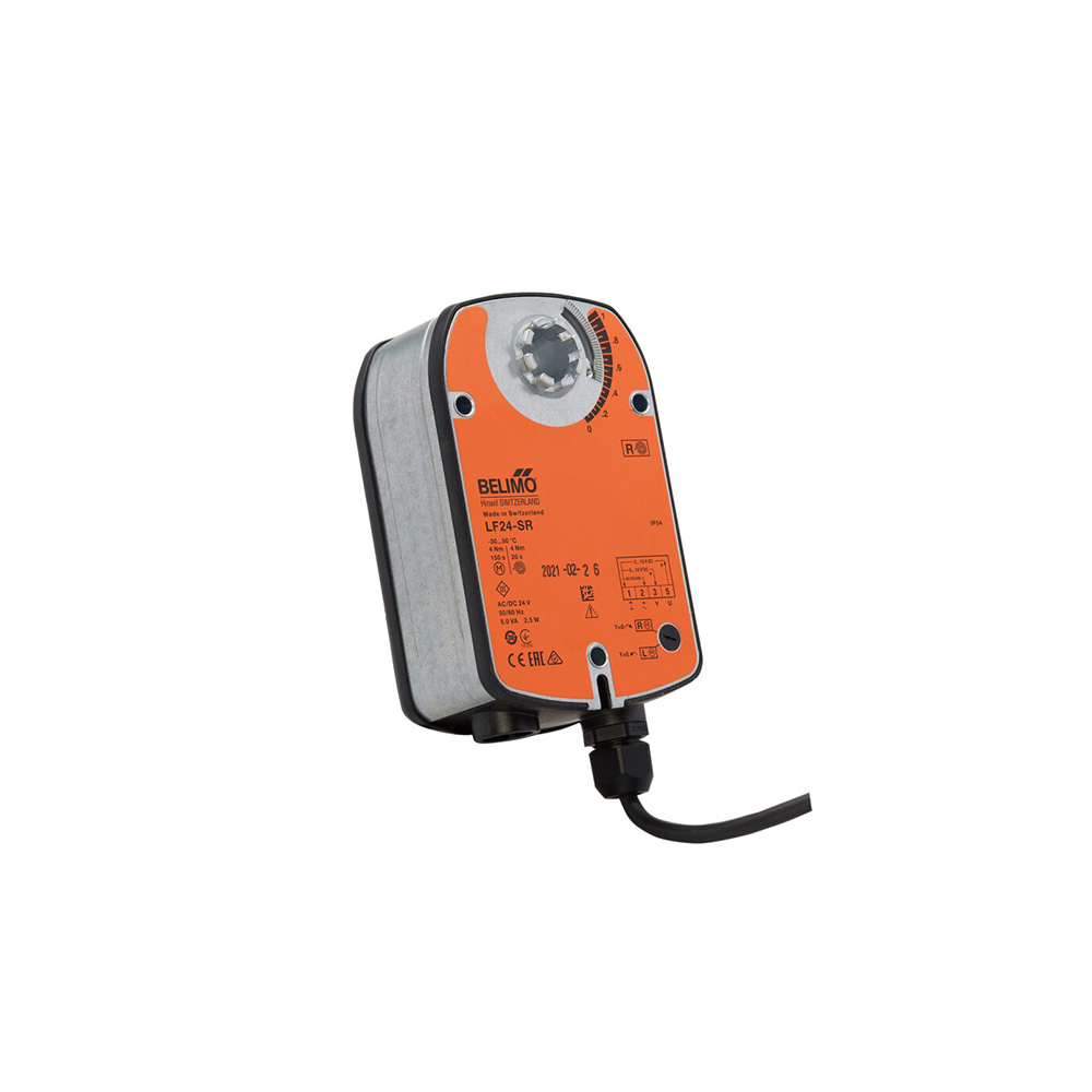 Actionneur de clapet 0-10V avec ressort de rappel