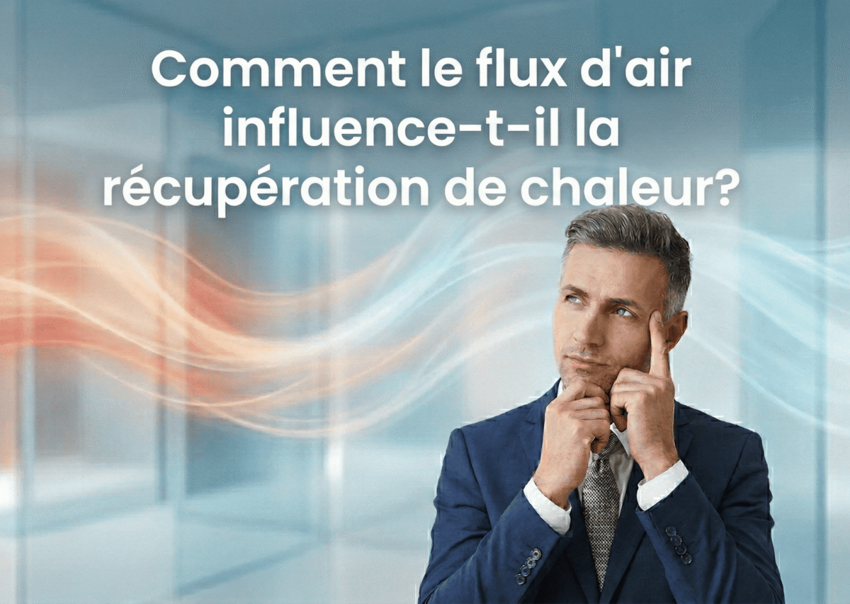Classification selon la géométrie : comment le flux d'air influence-t-il la récupération de chaleur ?