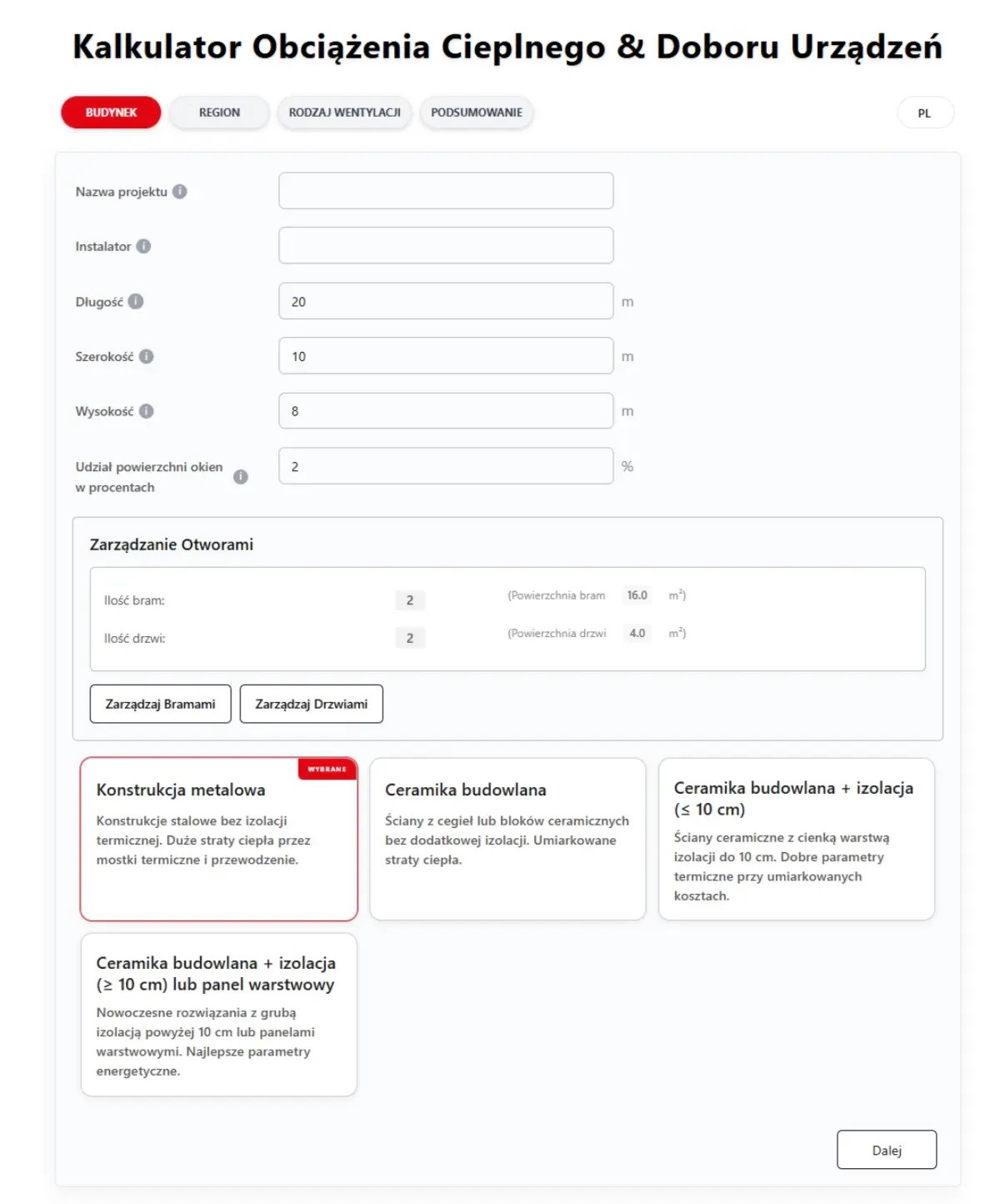 Calculateur de besoins énergétiques qui sélectionne les appareils de l'offre Reventon Group