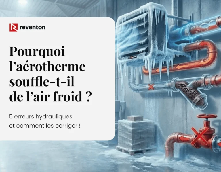 Pourquoi l&rsquo;aérotherme souffle-t-il de l&rsquo;air froid ? 5 erreurs hydrauliques et comment les corriger