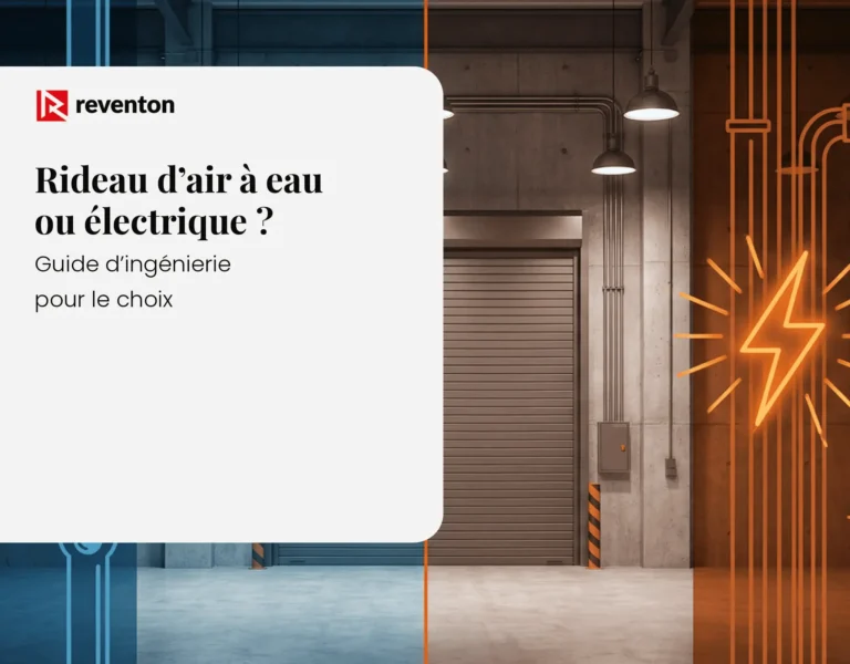 Rideau d&rsquo;air à eau ou électrique ? Guide d&rsquo;ingénierie pour le choix