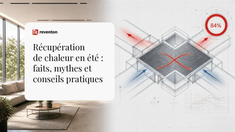 Récupération de chaleur en été : faits, mythes et conseils pratiques