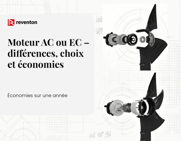Moteur AC ou EC – différences, choix et économies
